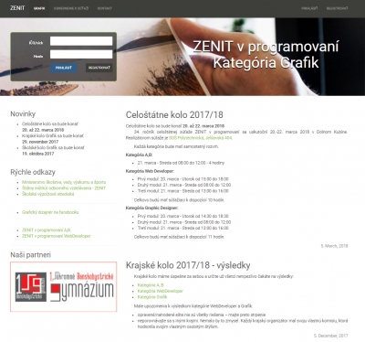 Na&scaron;e gymn&aacute;zium sa stalo partnerom s&uacute;ťaže Zenit