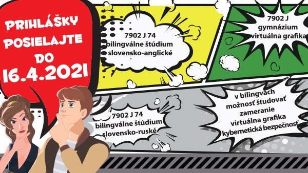 PRIJ&Iacute;MACIE KONANIE gymn&aacute;zium- virtu&aacute;lna grafika 2021/2022